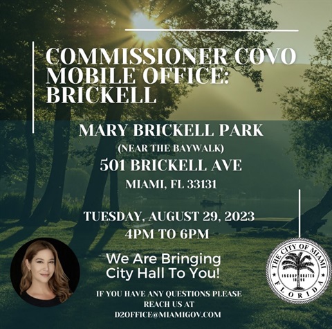 Commissioner Covo Mobile Office - Brickell, August 29, 2023.jpeg