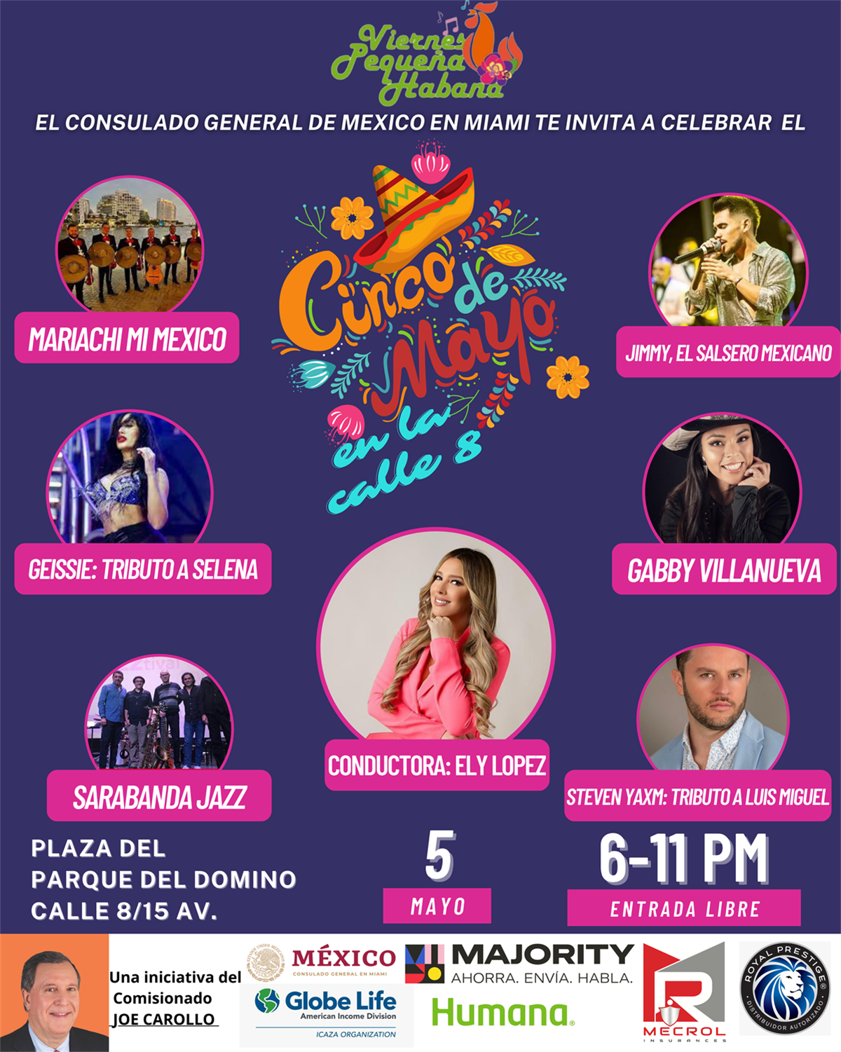 Viernes Pequeña Habana - Cinco de Mayo Calle 8 - Miami