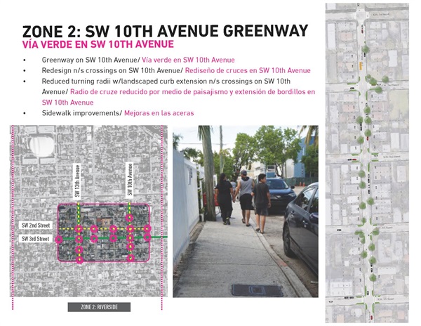 Little Havana Pedestrian Priority Zone - Phase I Presentation (zone 2: SW 10th avenue greenway)