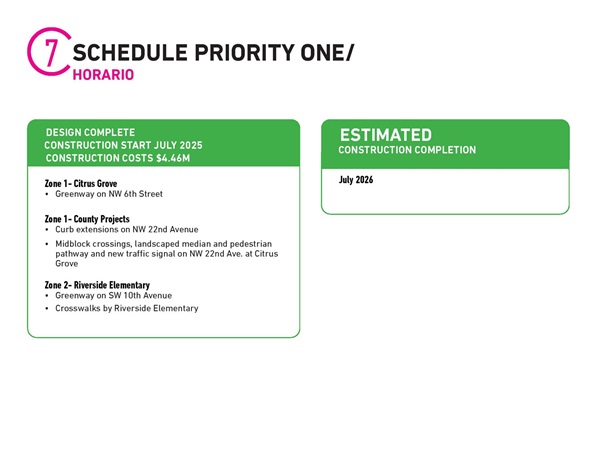 Little Havana Pedestrian Priority Zone - Phase I Presentation (schedule priority one)
