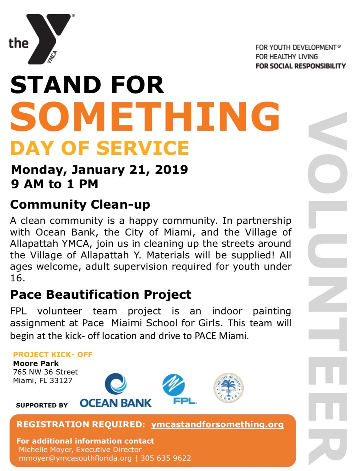 YMCA in Allapattah Cleanup Community Event Miami